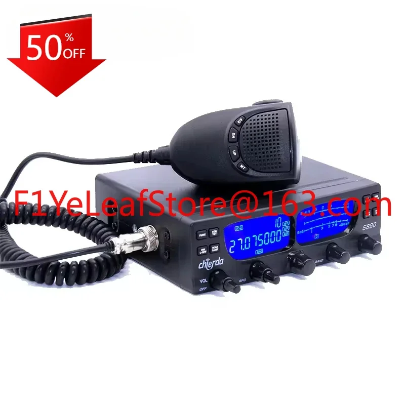 S890 AI Noise Reduce  CB AM  FM SSB LSB USB PA 27mhz Car Marine mobile Radio Vehicle Walkie Talkie