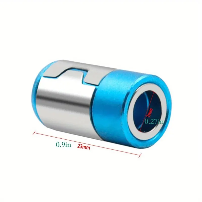 1pc Magnetic Screw Ring Bit Magnetizer Ring Metal Magnetizer Screw, Removable For 1/4 Inch/6.35mm Hex Screwdriver And Power Bits view 3