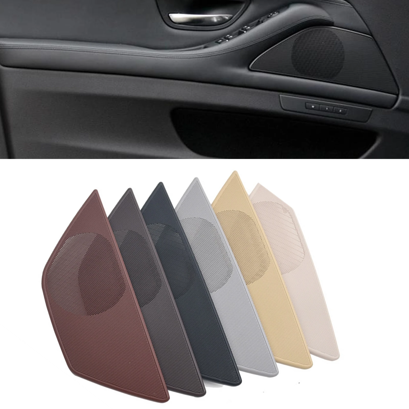 

Car Front Side Door Trumpet Speaker Horn Cover Frame Trim Shell For BMW 5 Series F10 F18 F11 2010 -2017