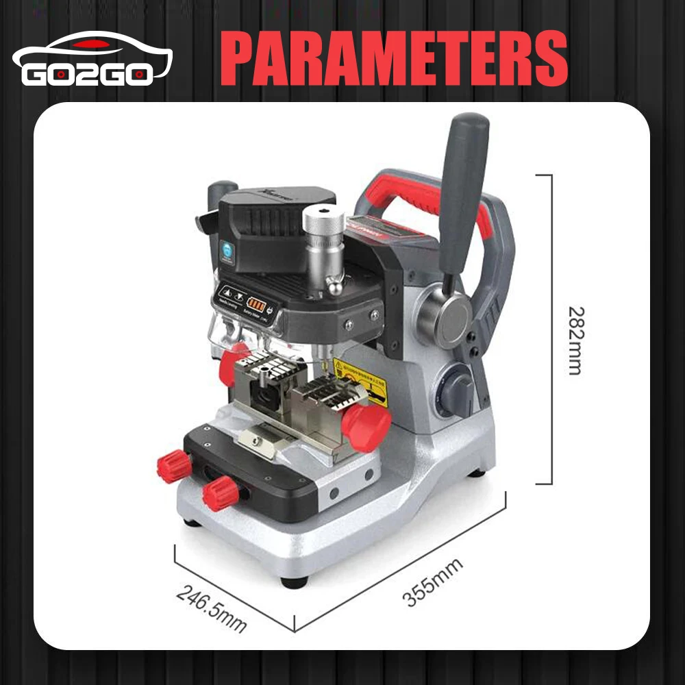 Xhorse Dolphin XP007 XP-007 Manually Key Cutting Machine for Laser, Dimple and Flat Keys With Built-in Lithium Battery