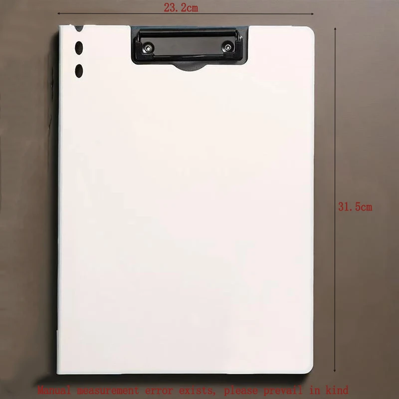 Vertical Stand Clipboard A4 File Folder, Office Supplies, Student Writing Pad, Meeting Notes Holder with Pen Clip Design