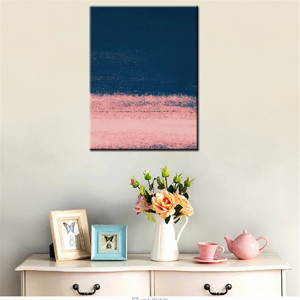 

Abstract Canvas Wall Arts Poster Painting Image Border Of Night And Dawn Interior Home Decor Picture Printing For Living Room