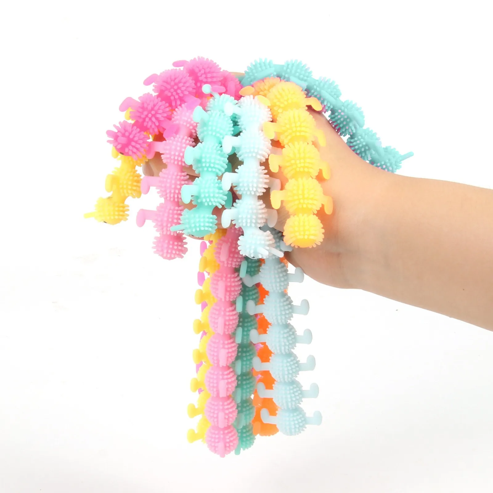 

Сенсорные игрушки, сенсорные игрушки-червяки, расслабляющие успокаивающие вещи, как лапша, гаджеты, способствующие фокусирую, игровой инструмент для деревянной тележки