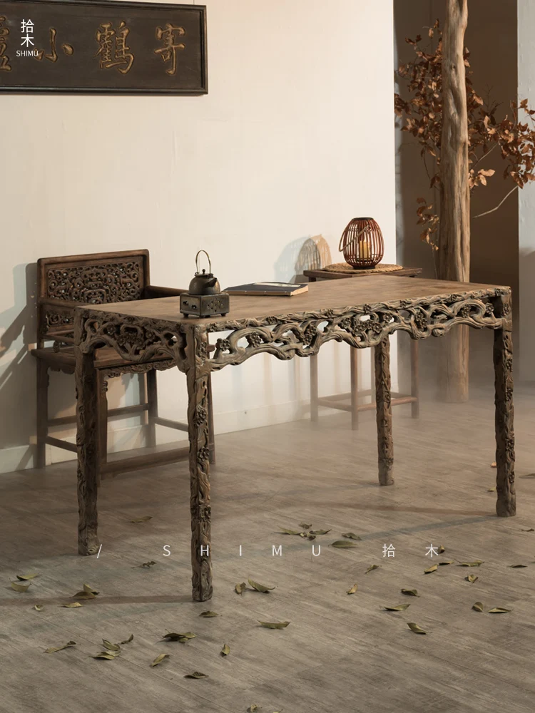 Chinese antique old furniture as old calligraphy table