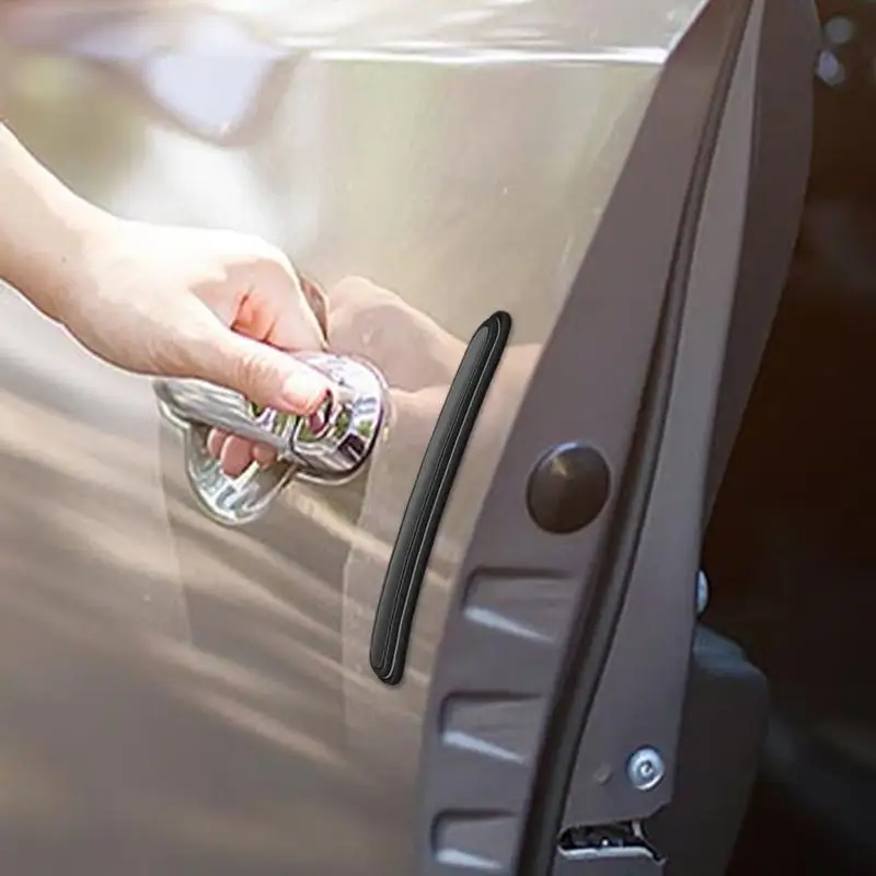 4Pcs Car Door Edge Protector Strip Trim Guard Seal Auto Automobile Door Anti Collision Protection For Trucks Sedans