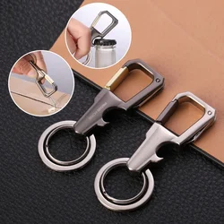 Keychain Men's Waist Hanging Belt Pocket Knife Removable Express Multifunctional Car Anti-lost Keychain Zinc Alloy Key Ring