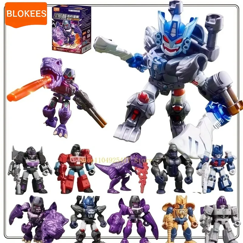 Blokees Building Blocks Transformers Stars Edition Generation 6 Megatron Mini Collectible Gift for Boys Creative Toy