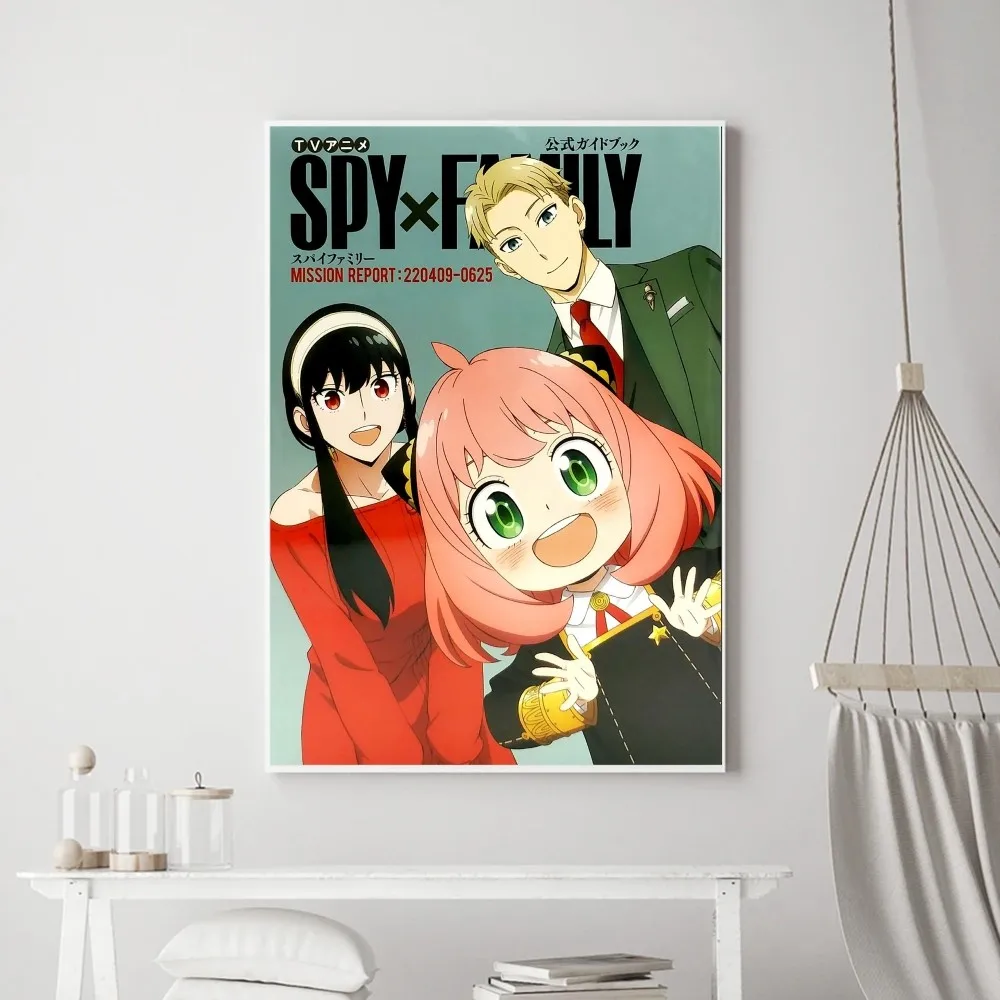 Anime Spy X Family Anya Poster Prints Poster Wall Painting Bedroom Living Room Wall Bar Restaurant Sticker Small