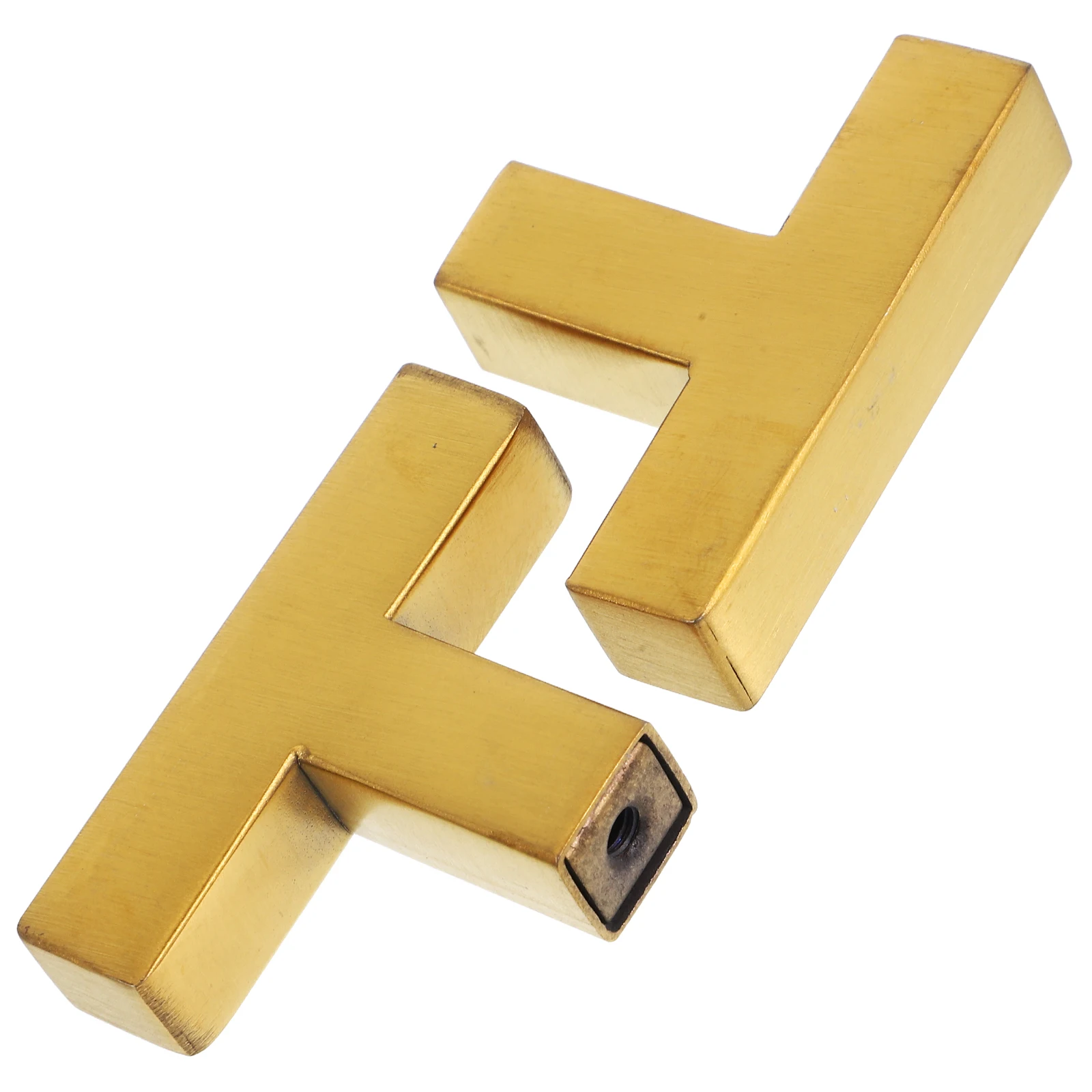 

1Set T-Shaped Cabinet Pull Stainless Steel Modern Lightweight Handle Door Drawer Small Cabinet Pull Wardrobe Dresser Replacement