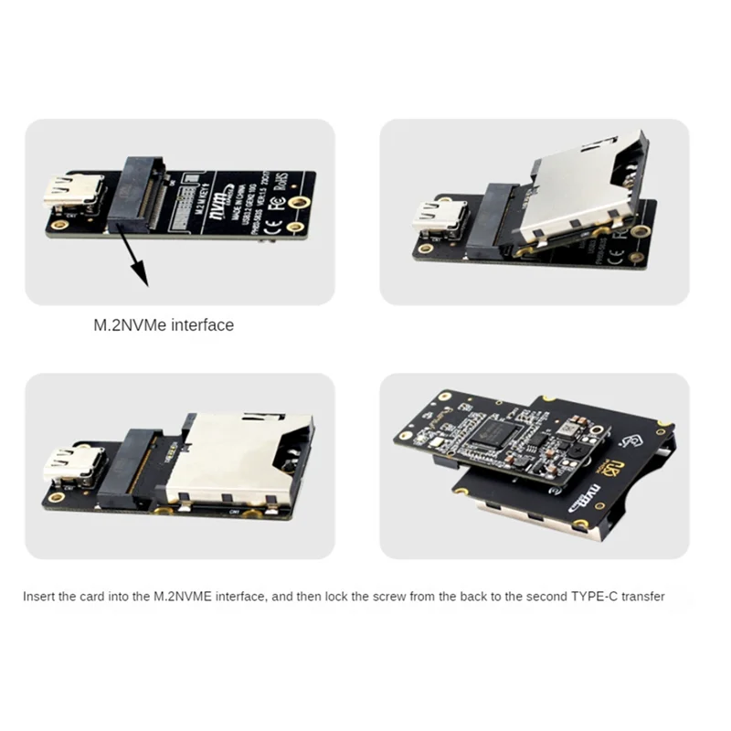 

A13E-Cfexpress Type-A для NGFF M.2 Nvme M-Key Удлинительная карта-адаптер Поддержка Pcie 3.0 4.0 X1