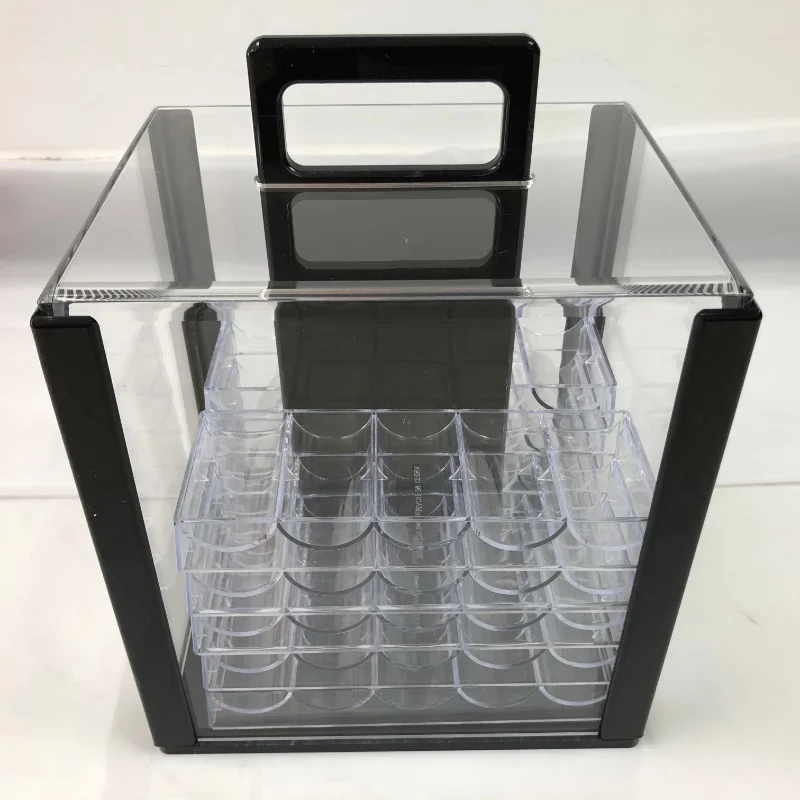 

Acrylic poker chip carrier 1000 chip capacity