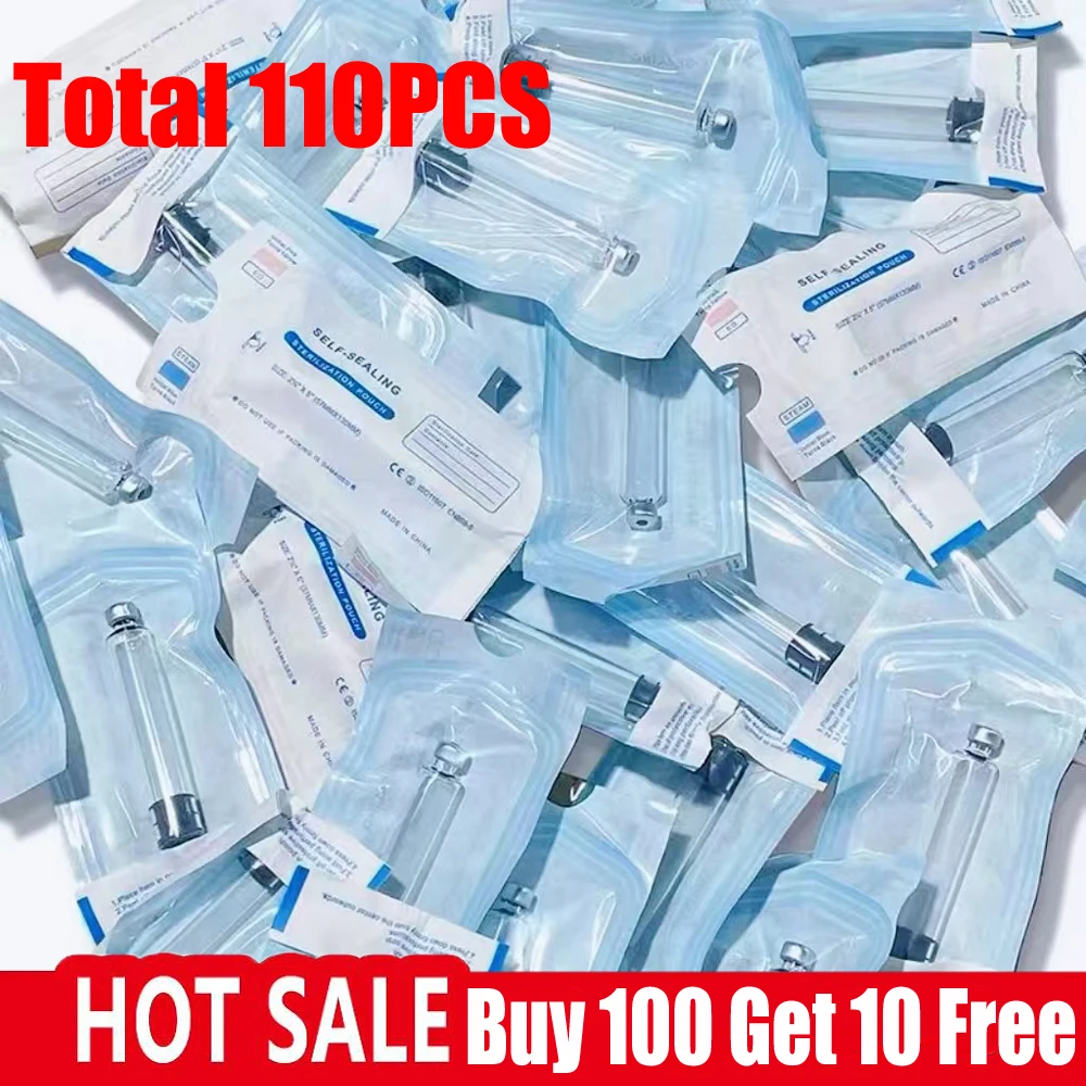 

100+10pcs Insulin Cartridges 3ml Empty Cassette Bottle for Lilly Insulin Injection Pen Individual Packaging Medical Aesthetics