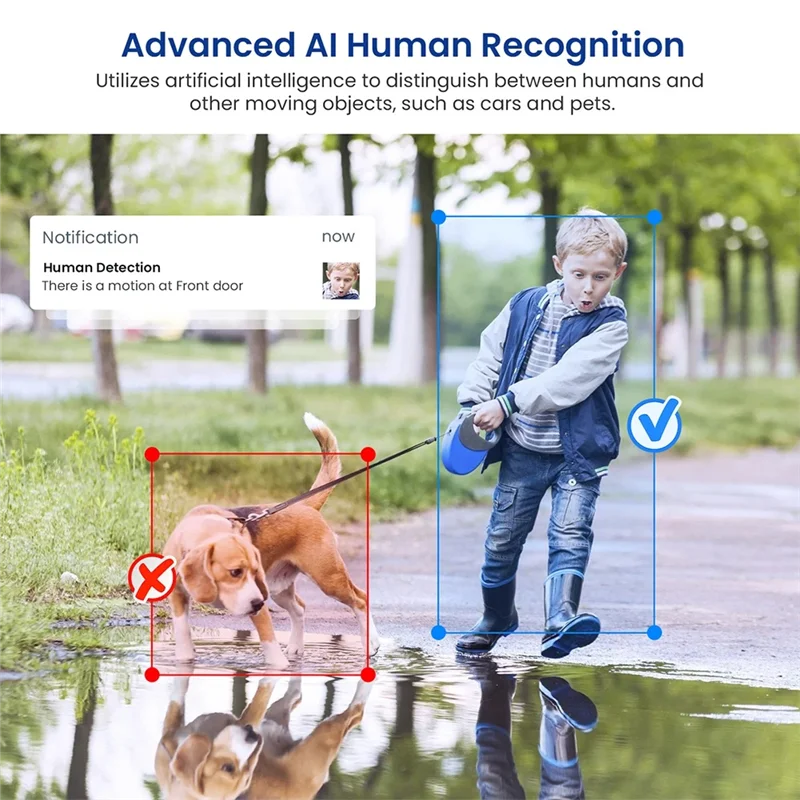 ABUL-720P Video Doorbell Camera Color Night Vision Wireless Surveillance Camera Intercom Doorbell For Friend Gift