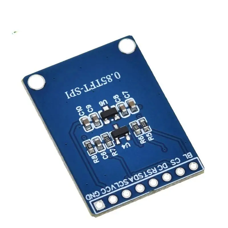 1Pc 0.85 Inch IPS TFT LCD Display Module GC9107 SPI Controller 128x128 Resolution DIY Screen Compatible With ESP32 Raspberry Pi