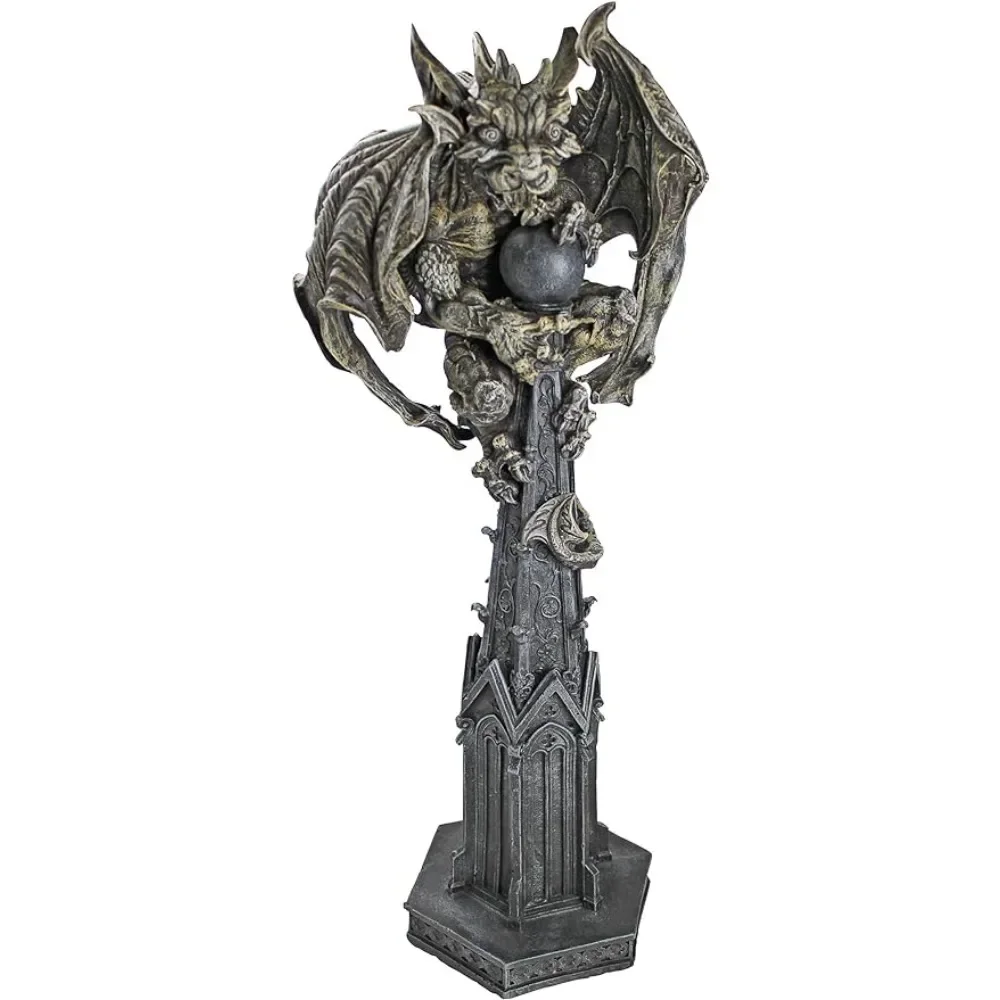 CL4187 Raptor Home Decoration Gargoyle Surveyor of the Realm Sculpture Two Tone StoneFreight Free Sculptures & Figurine Crafts