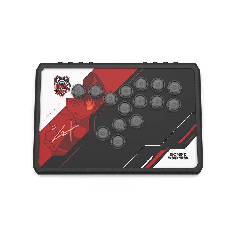 

Punk Workshop Newest Mini Box PWS R14 Shuto Edition Leverless Controller Support for PC/P S5 With PWS Blaze Spark Buttons Fight