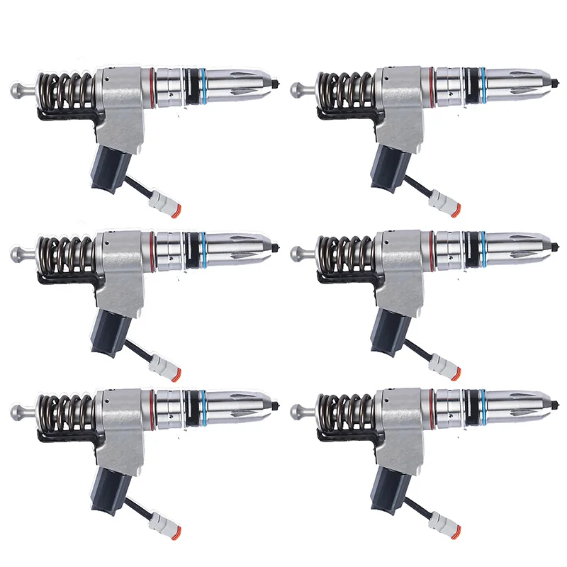 

6PCS Celect Diesel Fuel Injector 3411763 3411763PX 3411763RX EX631763 For Cummins N14 NH NT 14.0L Celect Engine