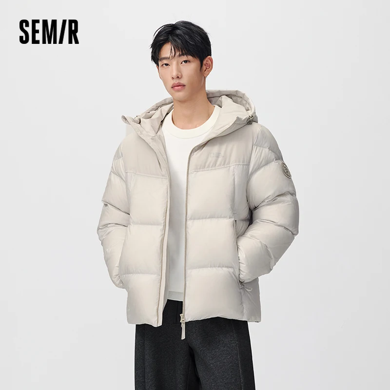 Semir Men Down Jacket 90 Percent Goose Down 2026 New Winter Daily Wear Urban Casual Style Cold Weather Layering