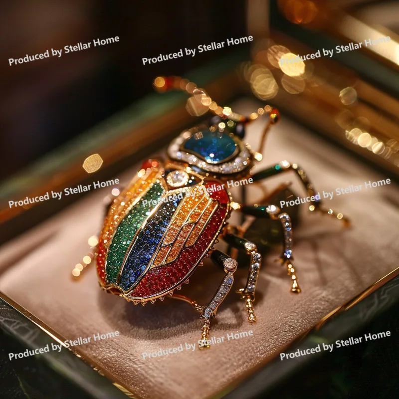 Original Design Siberian Direct Selling Animal Brooch Beetle Brooch Insect Pin