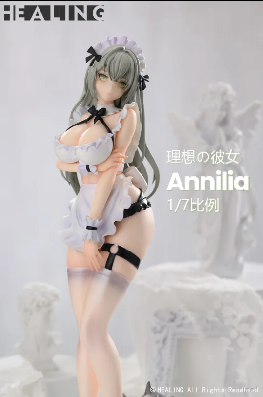 【ZW】HEALING Ideal Girlfriend Housemaid Anelia 1/7 Scale Figures Model Toys Gifts