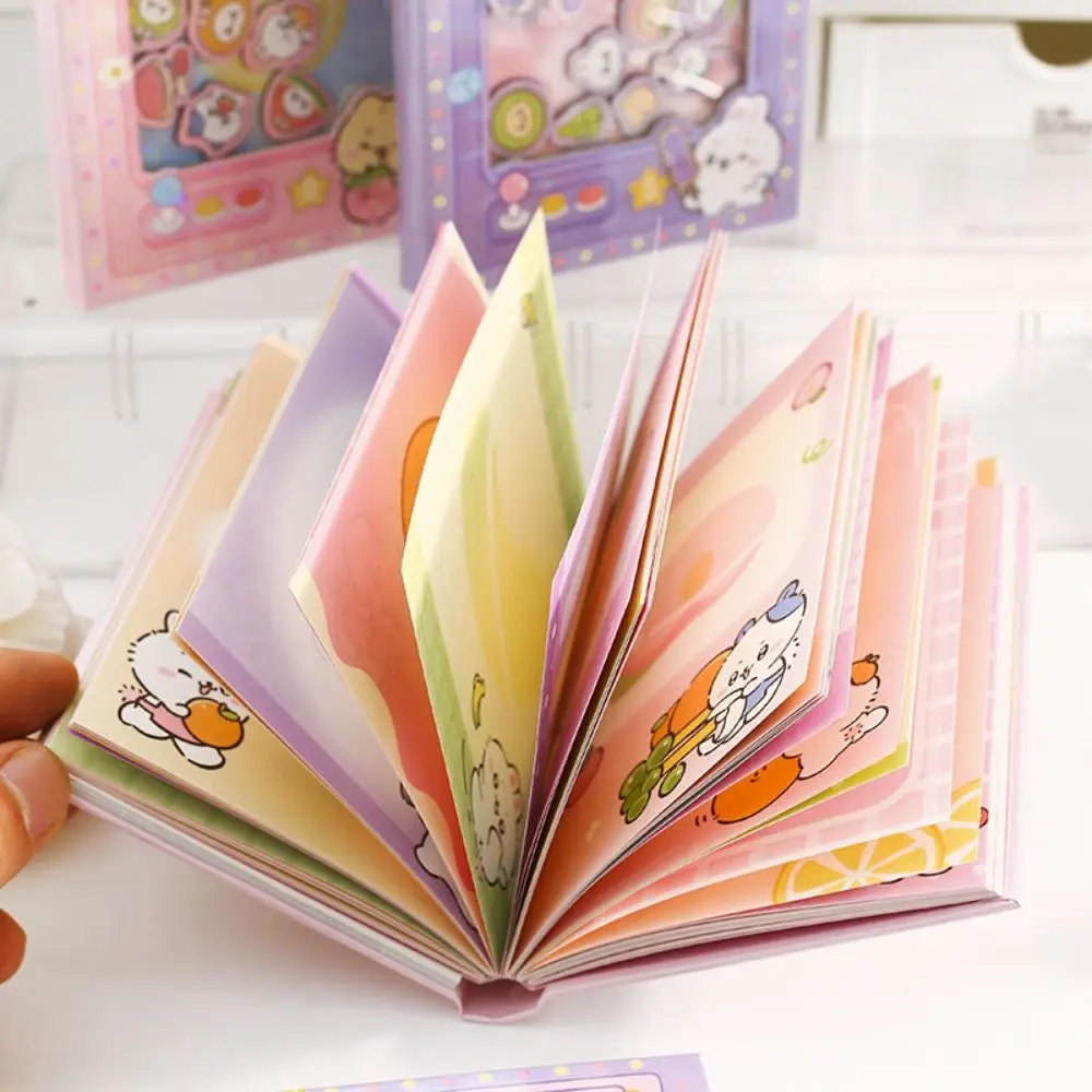 Interesting Color Inner Page Capybara Notebook Cute Doll Claw Machine Small Notepad Kawaii Diary Square Writing Pad Diary