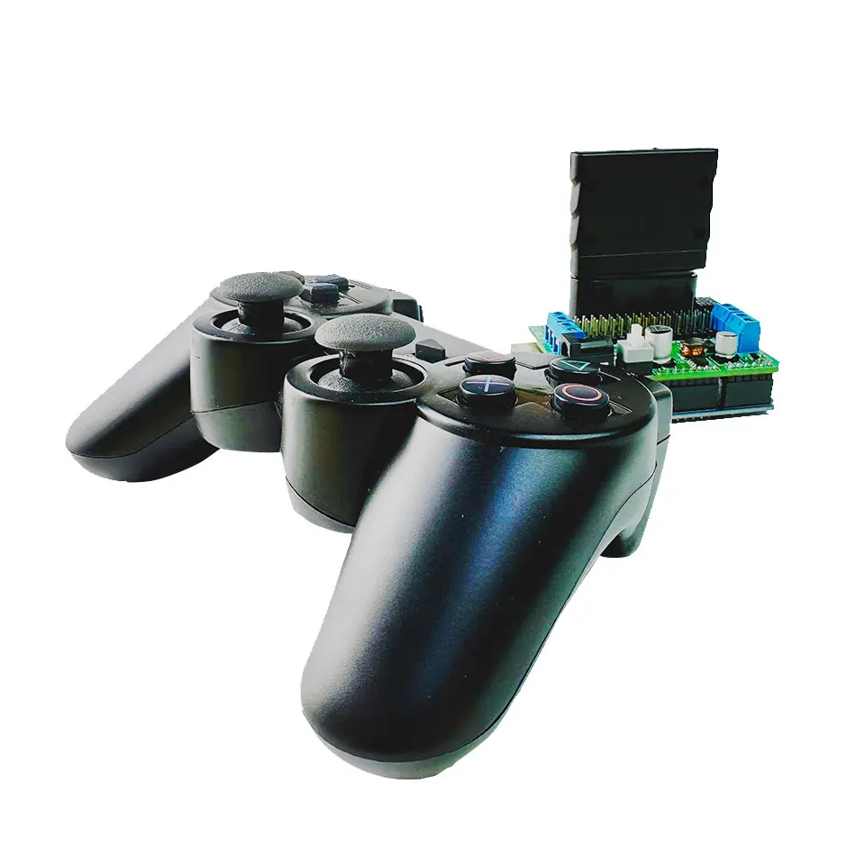 Wireless 2.4G PS2 Controller For Arduino Servo Shield Playstation Joys Stick Control Bluetooth Serial Port I2C 4 Channel Output