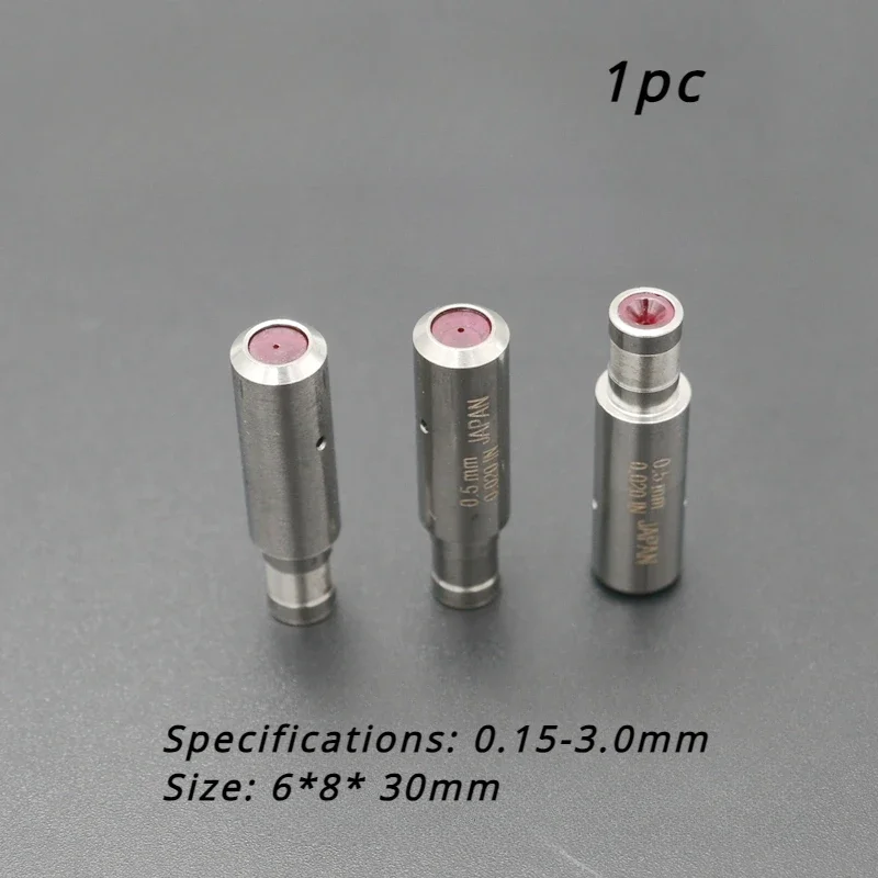 

1pc WEDM Ruby Electrode Pipe Guide Dies 6*8*30mm Ceramic Diameter From 0.30mm To 3.0mm for EDM Wire Cut Drilling Machine