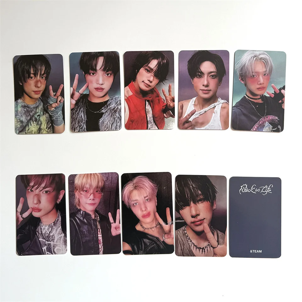 9Pcs/Set &TEAM HD Photocards Back to Life New Album LOMO Cards