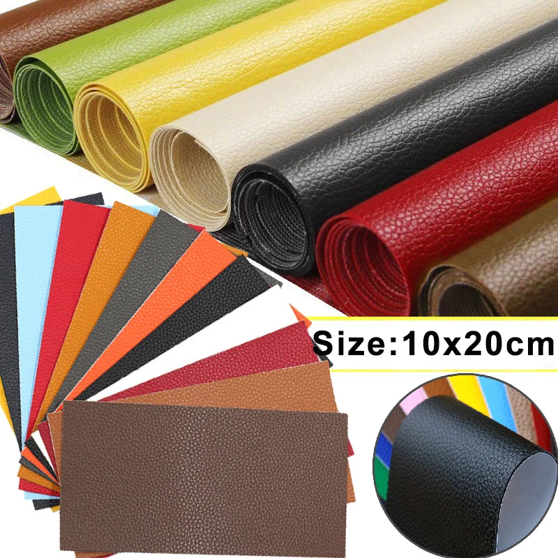 Leder Patch selbstklebend wasserdicht für Sofa und Autositz 10 x 20 cm