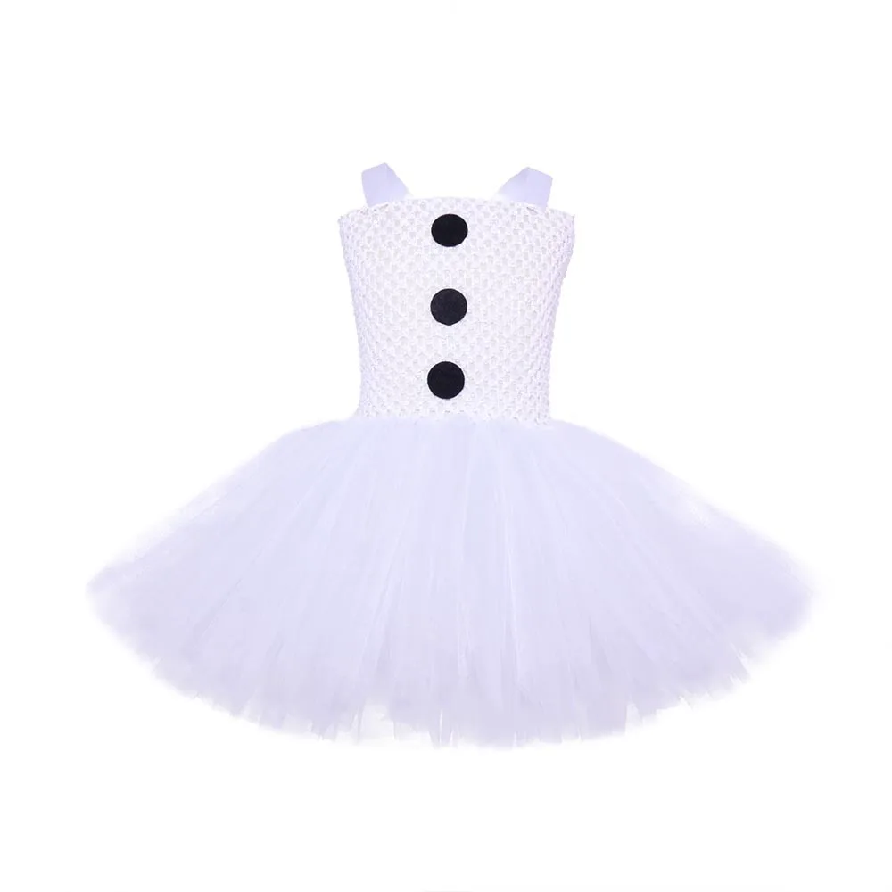 Girls Cosplay Snowman Costume Stage Show Perform Clothes Fancy Tutu Dress Party carnival Halloween Costume Kids Snowman Dolls