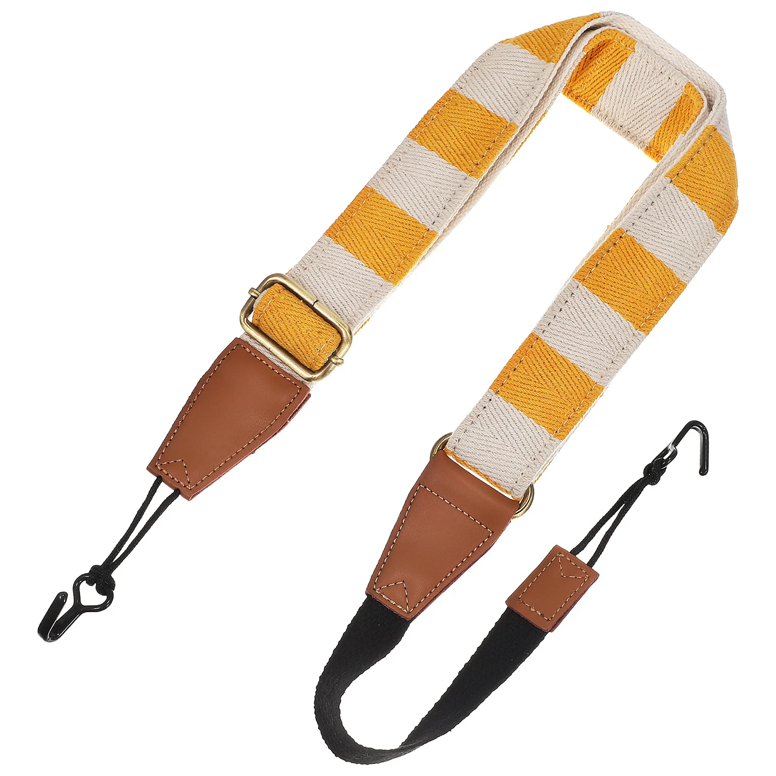 حزام القيثارة بدون حفر حزام كتف بطول قابل للتعديل محمول لحفل سوبرانو تينور القيثارة حزام الرقبة الناعم #2