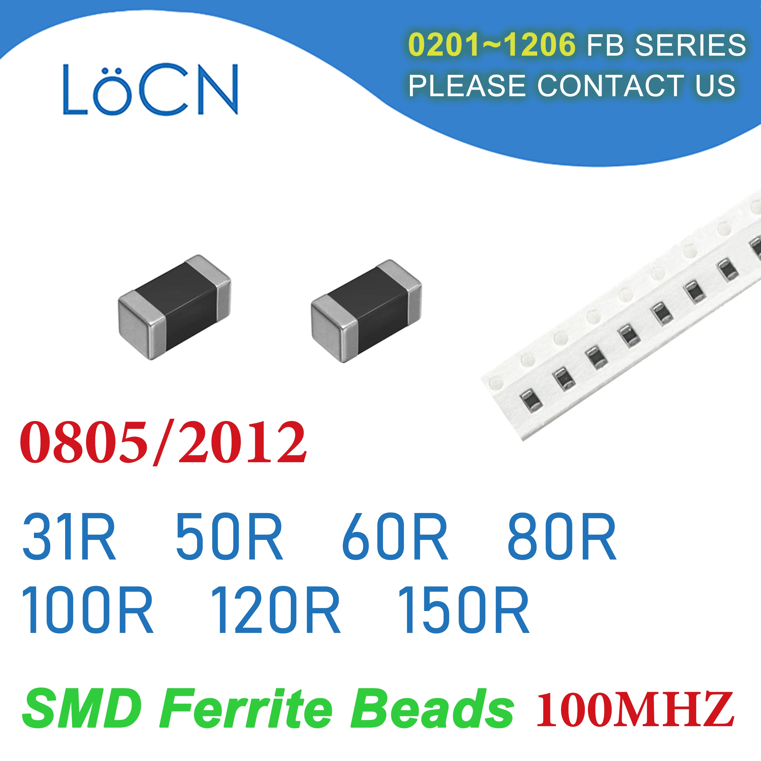 4000PCS 0805/2012 100MHZ SMD Ferrite Beads 31R 50R 60R 80R 100R 120R 150R Chip Inductor Multilayer 25% High Quality