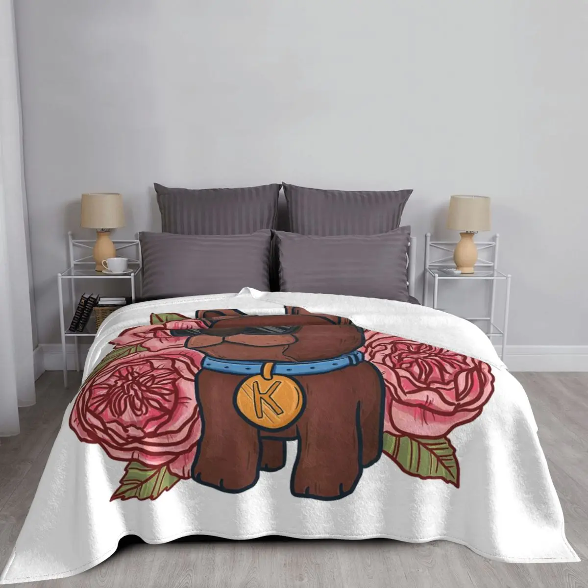 بطانيات King Kevin (الطهي الزائد) الناعمة الدافئة من الفلانيل رمي بطانية الفراش للسرير غرفة المعيشة نزهة السفر أريكة المنزل #4