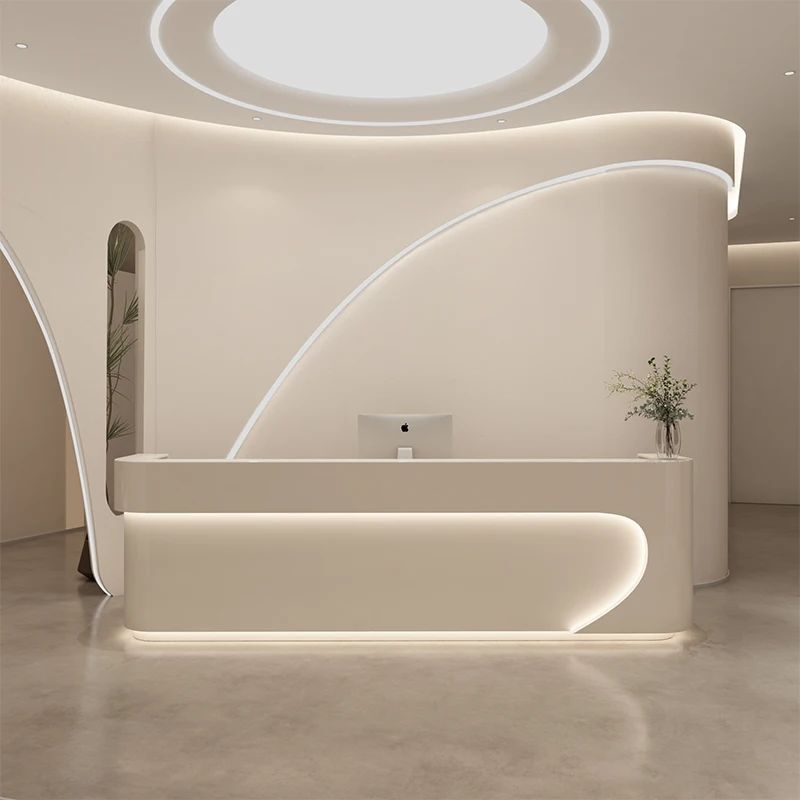 

Оптовая продажа, современный простой дизайн, небольшой салон, стойка регистрации, роскошная стойка регистрации салона красоты