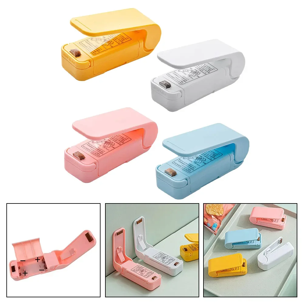 Mini macchina per sigillare plastica compatta e portatile per fogli di snack e sacchetti di plastica Termosigillatrice efficiente per la conservazione degli alimenti