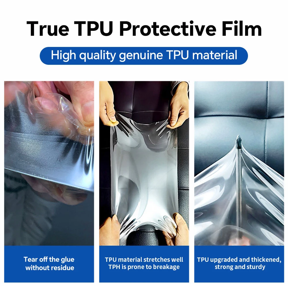 For Volkswagen ID.3 2022 Clear TPU Precut Paint Protection Film 8.5mil Self-Healing Scratch-Resistant Anti-Yellowing Invisible view 5