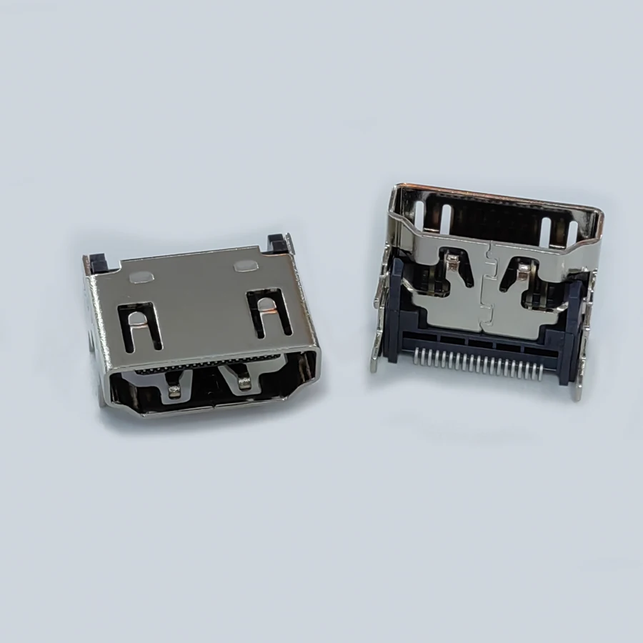 50PCS/Lot SMT HDMI Female Jack/Socket Connector 19PIN 180-Degrees 19P