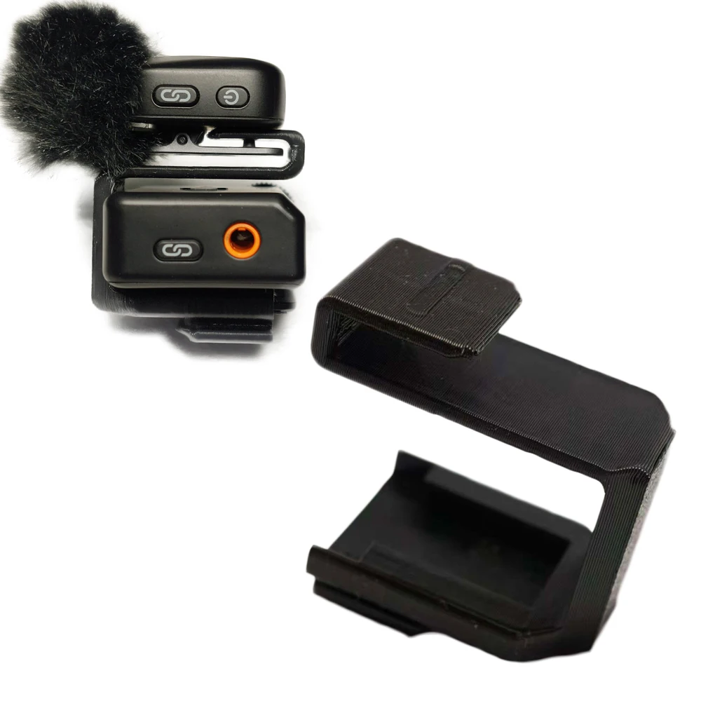 Image of Montageadapterhalterung für DJI Mic Mini Hot Shoe, 3D-gedruckter Halter für Kamera-Blitzanschluss für DJI Mic Mini Empfänger