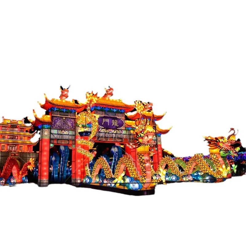 

2026 Year of the Snake Outdoor Large Flower Lantern Decoration New Year Lantern Festival Festival Project ZigongLantern Lighting