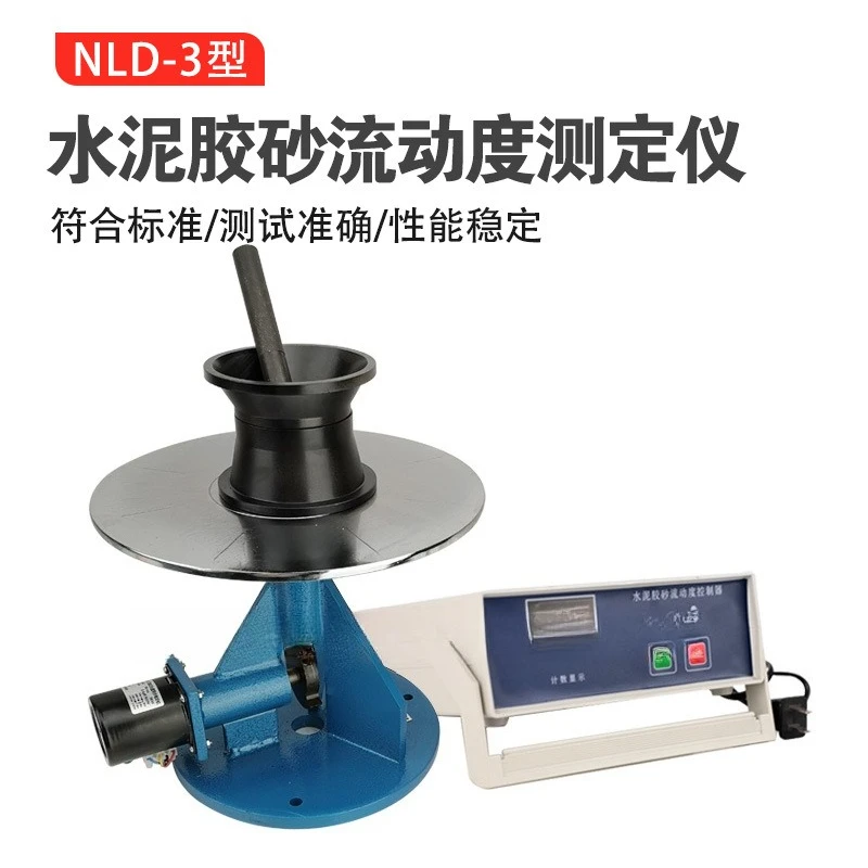 NLD-3 Type Cement Sand Fluidity Tester Cement Electric Jumping Table with Mold Testing