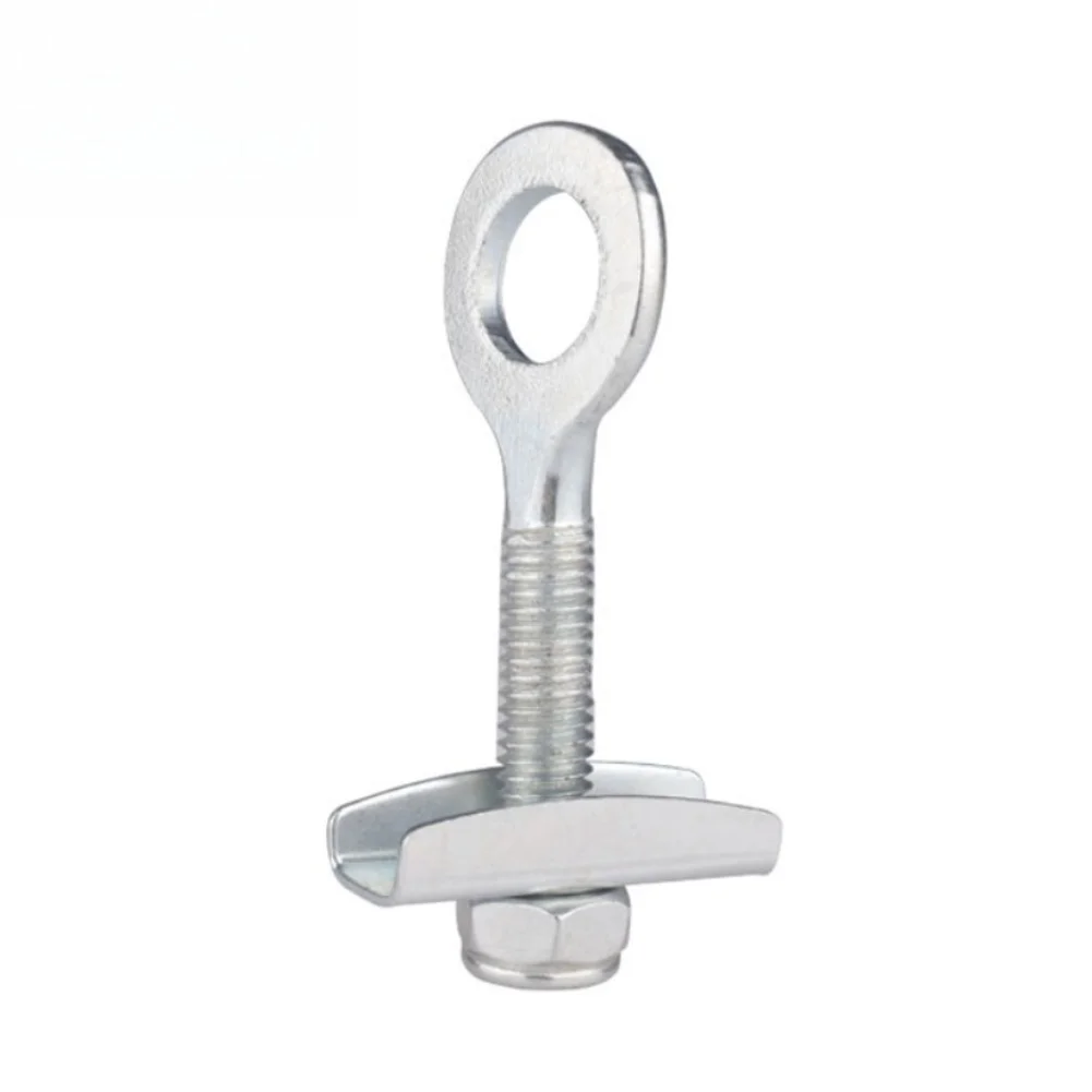 10pcs Bicycle Chain Tensioner Zinc Alloy Rear Axle Tightener for 10mm Aperture Bikes with 26mm Length and 7.5mm Width
