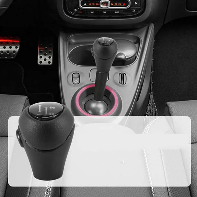 

3 шт. ручка переключения передач черная для Smart Fortwo 450 451 1998-2014 Smart Roadster 452 2003-2006