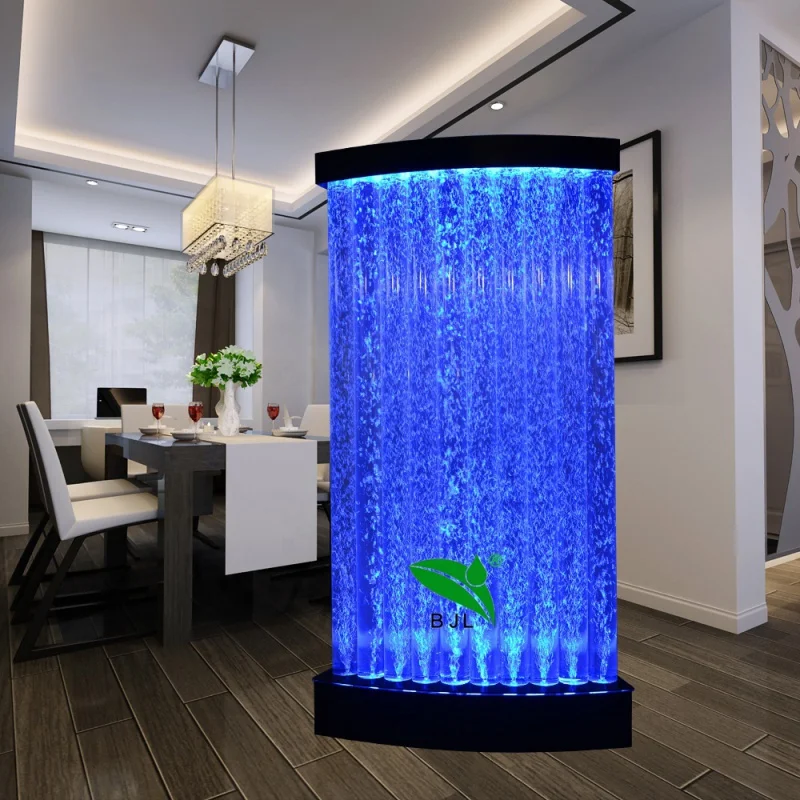 Custom, home furniture LED light bubble wall acrylic room divider