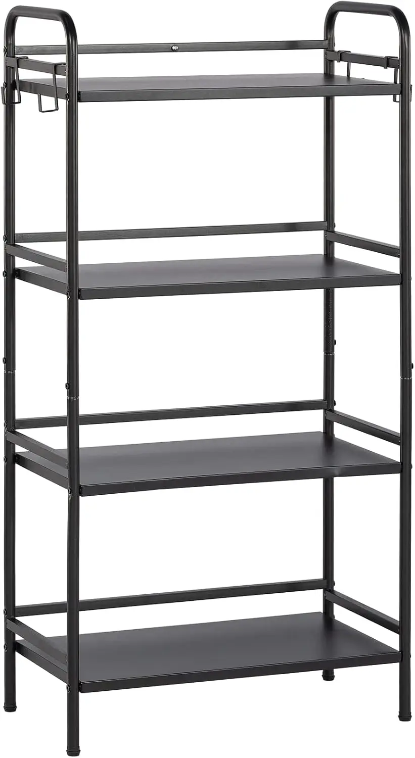 

Storage Shelves, 4-Tier Metal Storage Rack with Shelf,Shelf Organizer,Garage Standing Shelving Unit