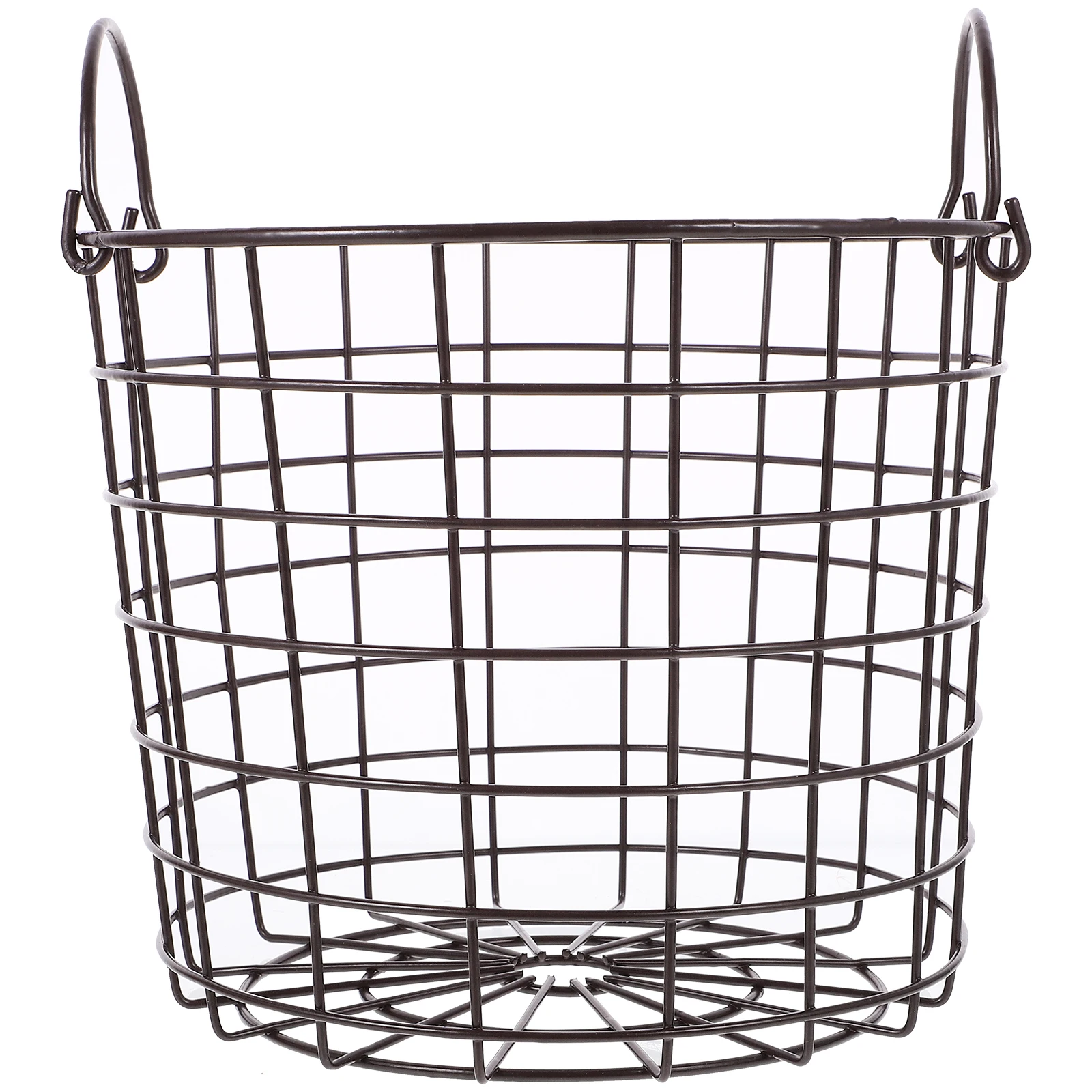 

Laundry Basket Stainless Clothes Storage Baskets Portable Wire Nursery Iron for