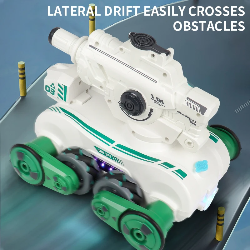 4Wd Rc Car Remote Control Stunt Tank with Light Boys Toy Gesture Sensing Robot Dog Remote Control Battle Truck Children Gift