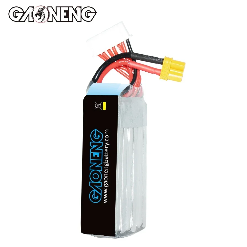 GAONENG GNB 450mAh 6S 80C 160C 22.2V XT30 LiPo Batterij Lang Type 3 inch Tandenstoker Drone Cine Whoop Cinewhoop Reserve RC Onderdelen