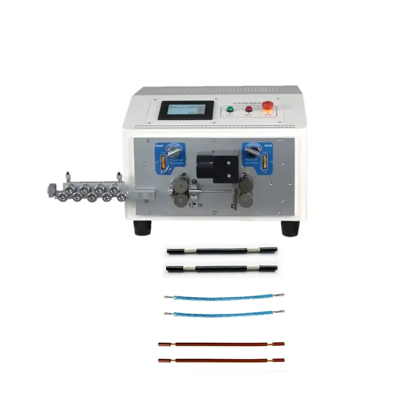 808 Single line Fully automatic computer Wire Stripping Machine
