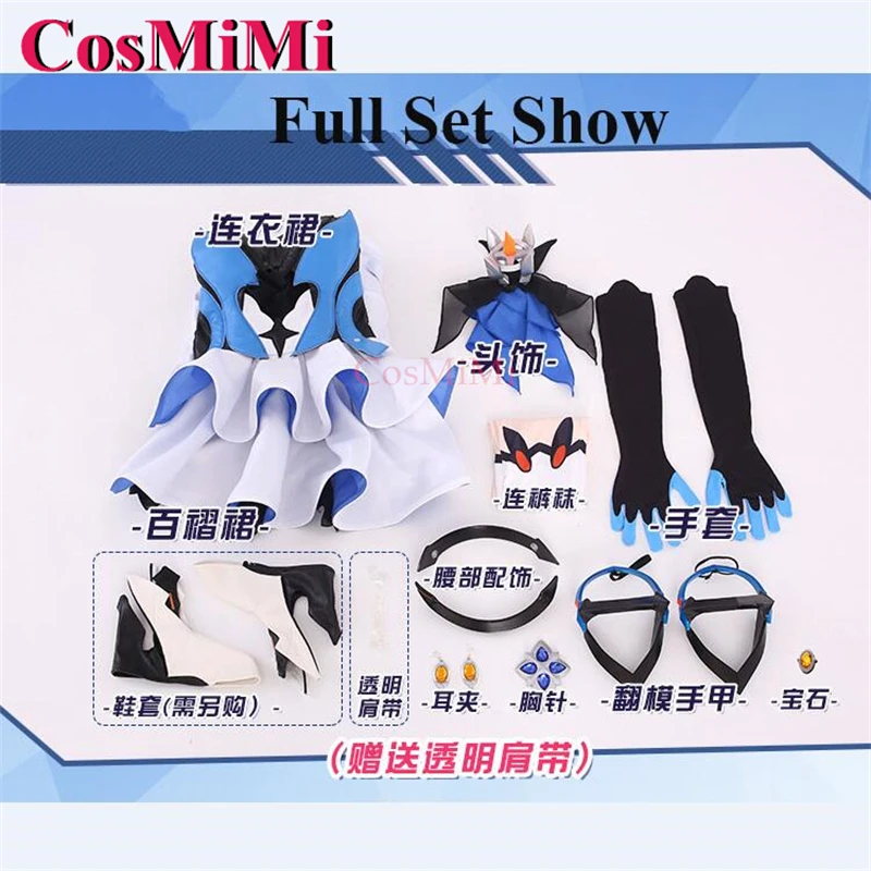 CosMiMi-Disfraz de juego Honkai Impact 3 Bronya Zaychik, elegante vestido de combate dulce, ropa de juego de rol para fiesta de Carnaval