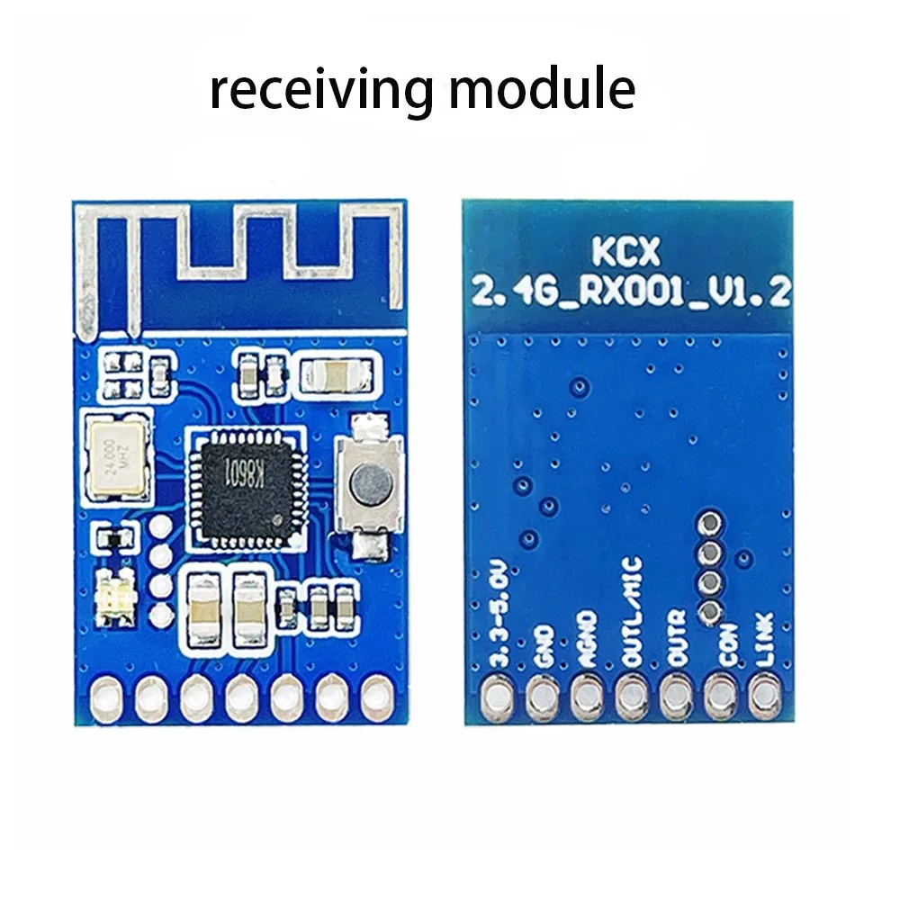 2.4G wireless microphone audio signal transceiver module board